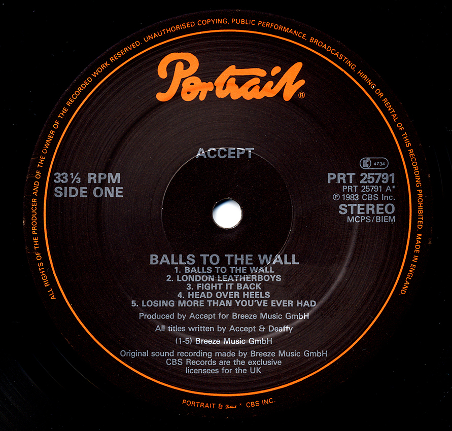 Accept 6. Accept 1986 винил. Accept Breaker 1981 LP Vinyl. Accept винил. Обложка пластинок группы accept.